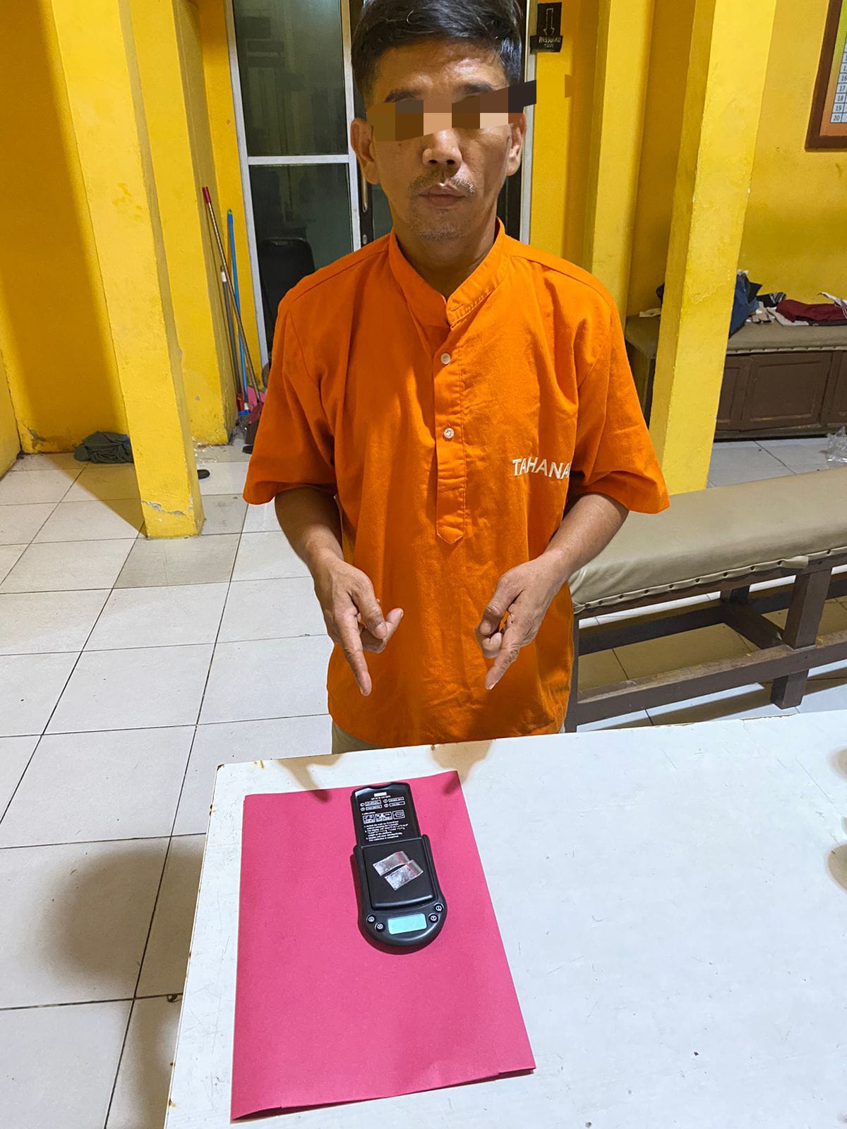 Polsek Tapung Hilir Tangkap Warga Kota Aman Kantongi Narkoba Jenis Sabu-sabu