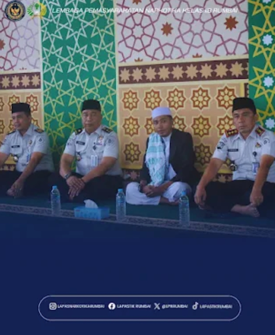 Peringati Maulid Nabi, Lapas Narkotika Rumbai Ajak Warga Binaan Teladani Akhlak Rasulullah