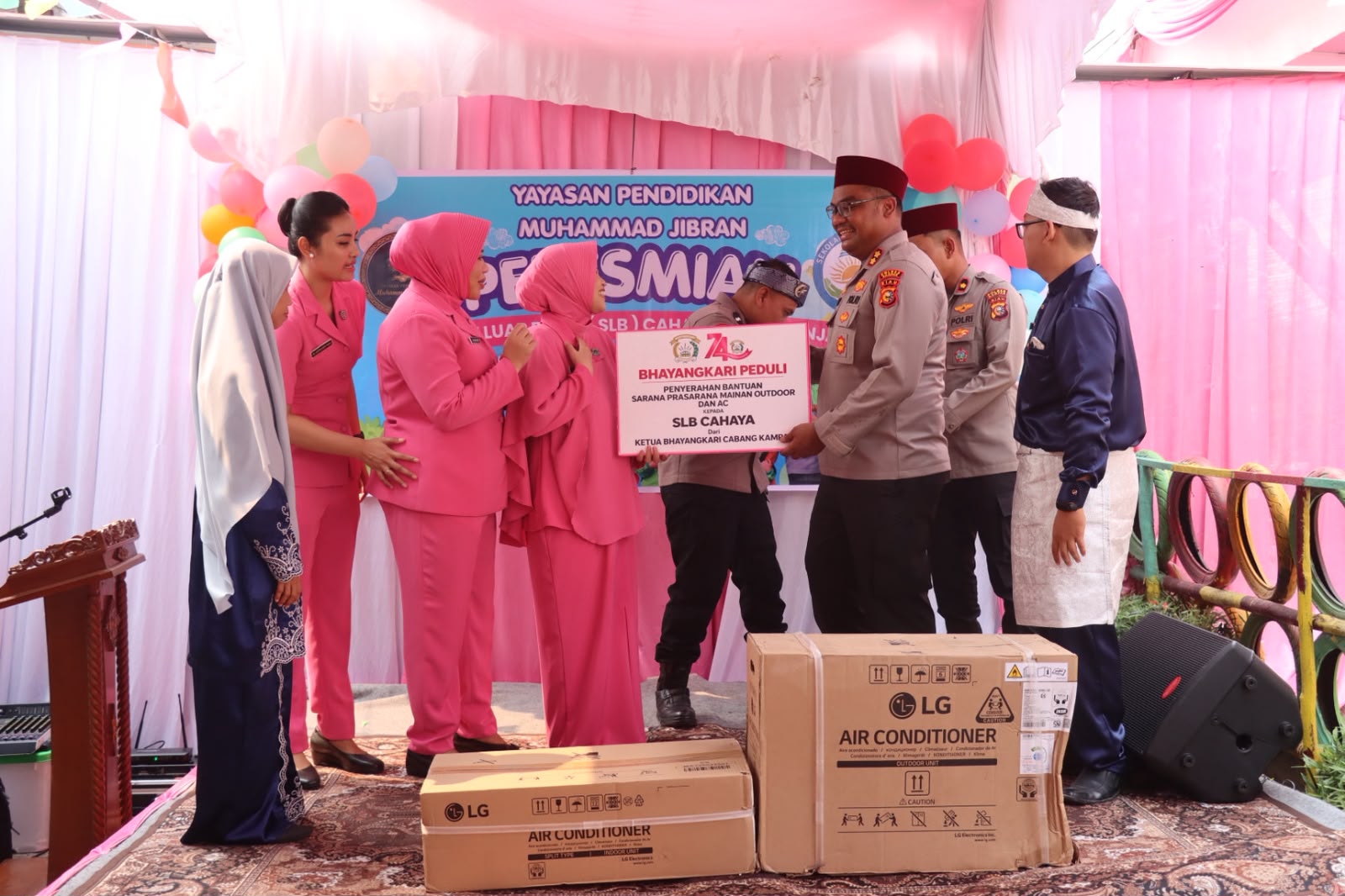 Resmikan SLB Cahaya Rimbo Panjang, Kapolres Kampar: Dukung Pendidikan Anak Istimewa, Wujudkan Kesetaraan