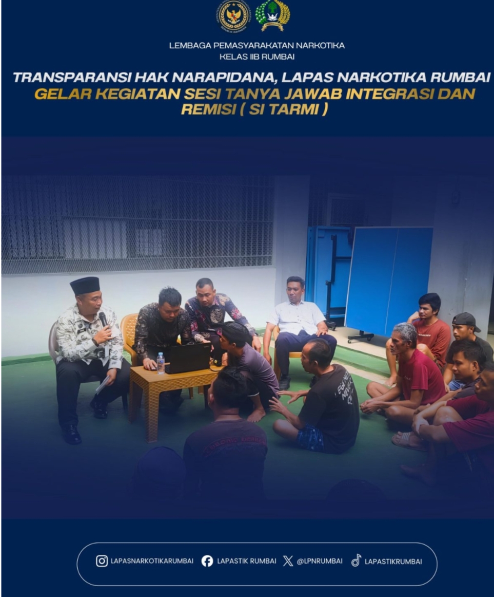 Transparansi Hak Narapidana,Lapas Narkotika Gelar Sesi Tanya Jawab Integrasi dan Remisi