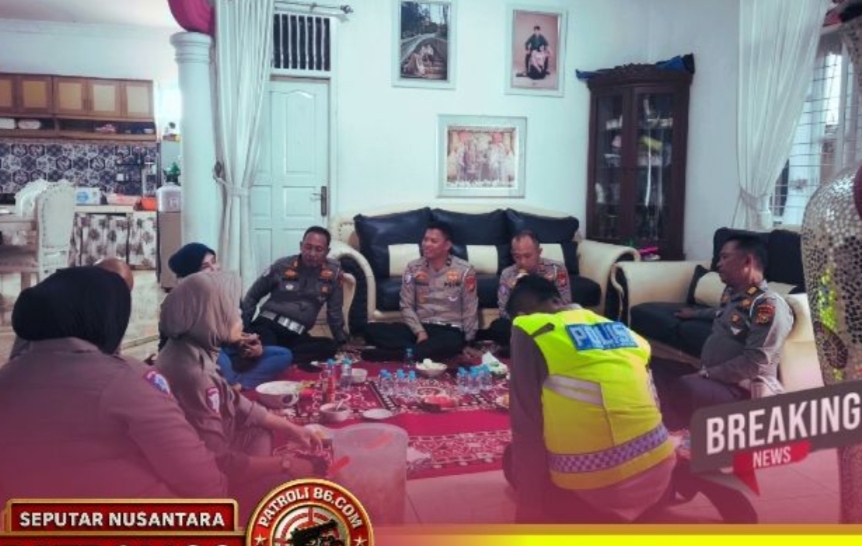 HUT Lantas ke-71, Ditlantas Polda Riau Sambangi Tiga Purna Bakti, Bawa Pesan Green Policing