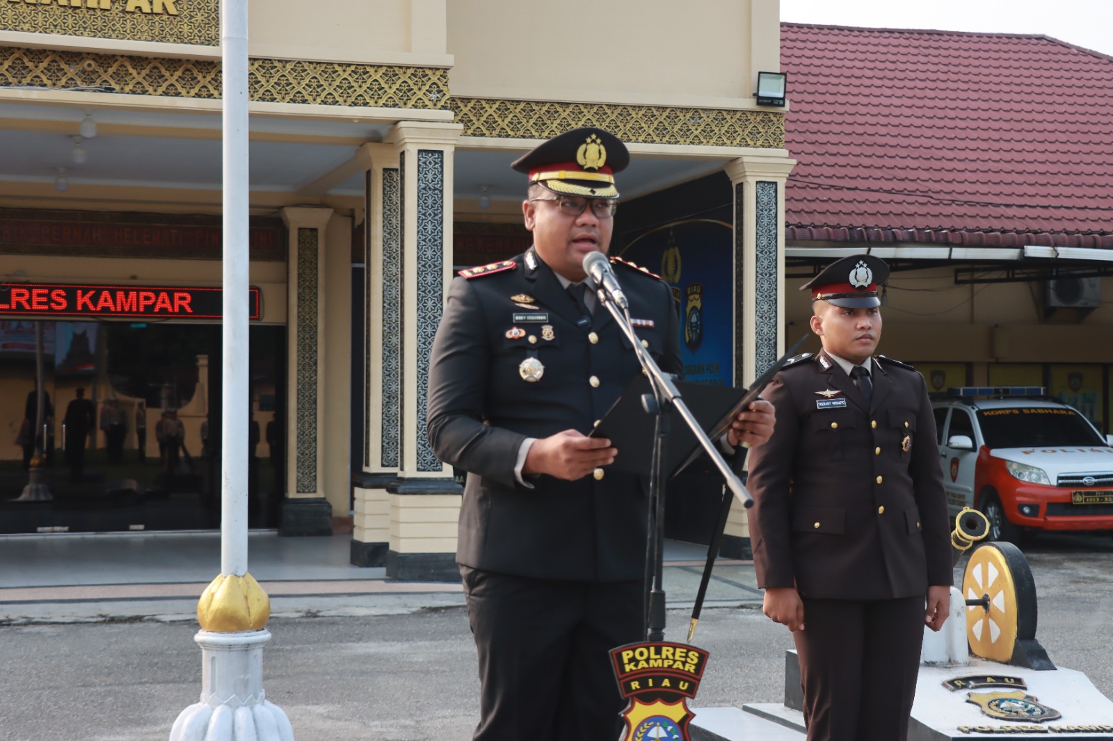 Teguhkan Semangat Persatuan, Polres Kampar Gelar Upacara Peringatan Hari Kesaktian Pancasila 2026