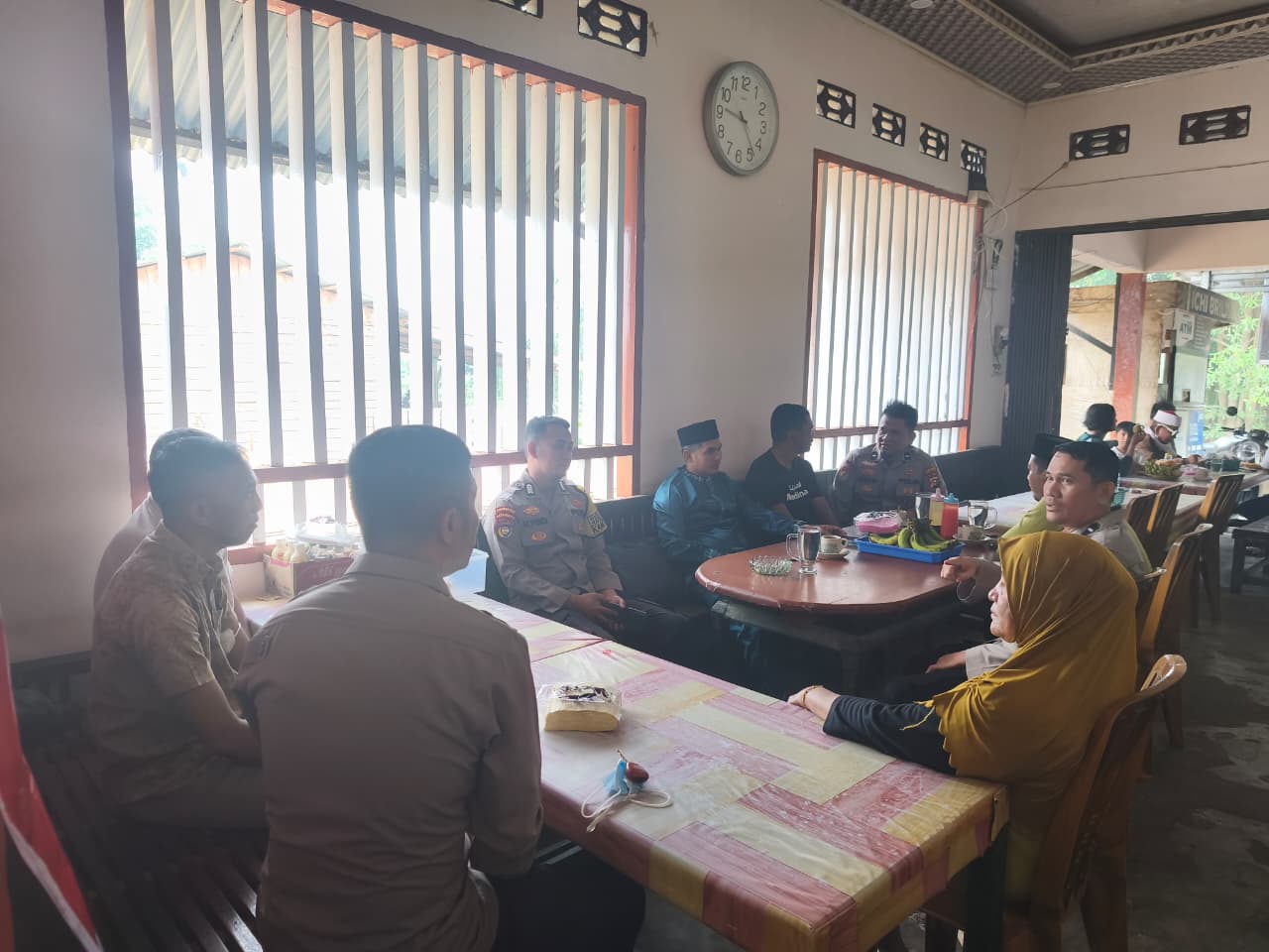 Jumat Curhat, Polsek Jajaran Polres Kuansing Serap Aspirasi dan Perkuat Kamtibmas