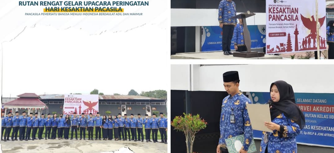 Rutan Kelas llB Rengat Gelar Upacara Peringatan Hari Kesaktian Pancasila